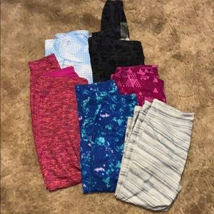 Sport/Running Pants.  XL.  2 full length, 4 capri.